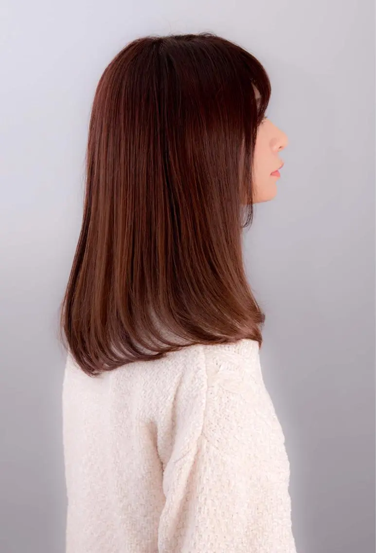 セミロング カラー 中村 研介のヘアスタイル