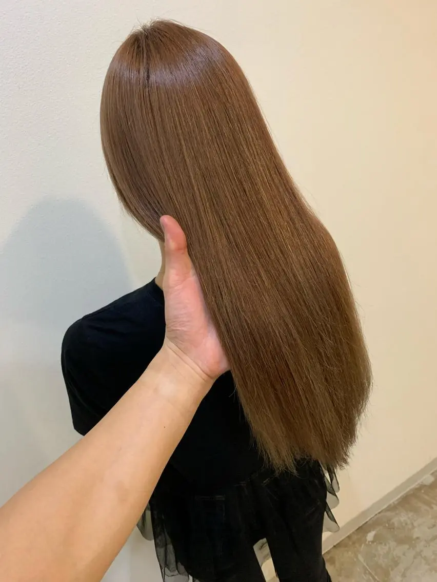 ロング カラー ブリーチ 酸性ストレート カット ヘアカラー 縮毛矯正 トリートメント 髪質改善特化 🫧松野力也のヘアスタイル