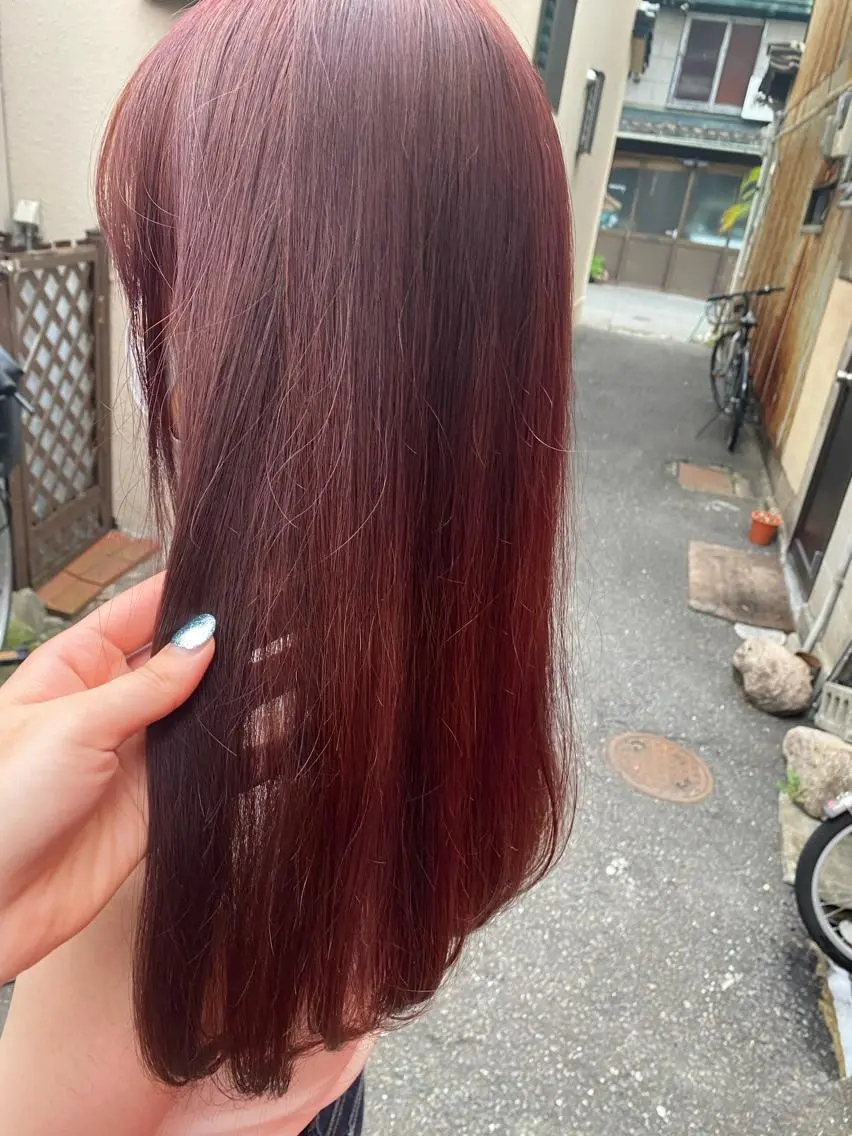 ロング 大久保 愛のヘアスタイル