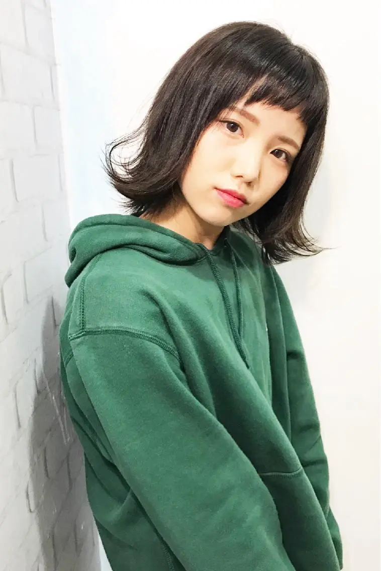 ショート パーマ 斜めバング ショートヘア 外ハネヘア ⭐️バッサリカット モデル募集⭐️佐野のヘアスタイル