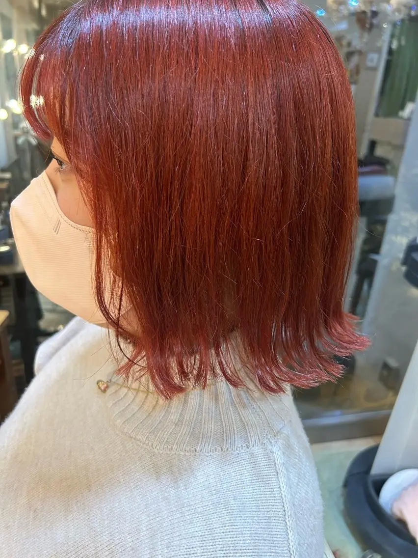 ミディアム カラー ヘアカラー トリートメント ヘアセット 🌸スタイリスト 山浦美恵のヘアスタイル