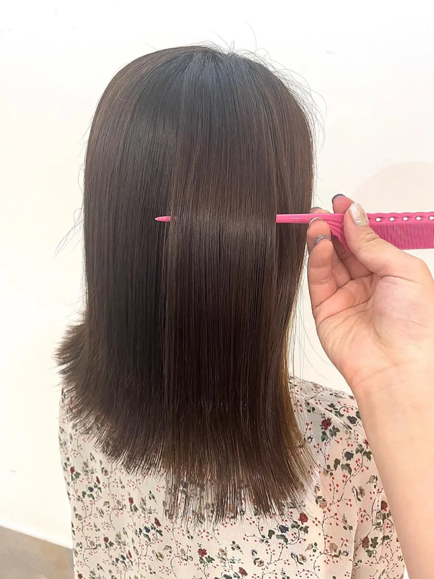 ミディアム 佐藤 梨里花 ❤︎のヘアスタイル