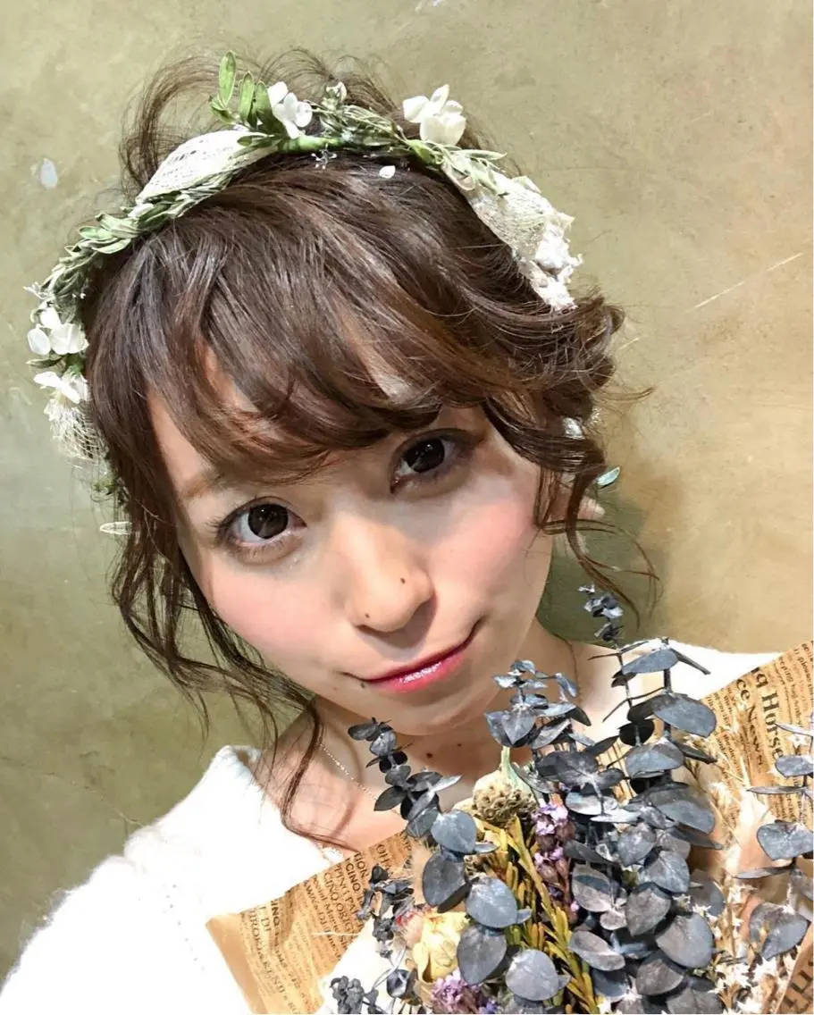 セミロング ヘアアレンジ ともや/ヘアセット/ ヘアメ/ヘアアレンジのヘアスタイル
