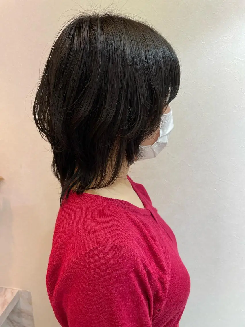 ショート ボブ ウルフカット 江口 将司のヘアスタイル