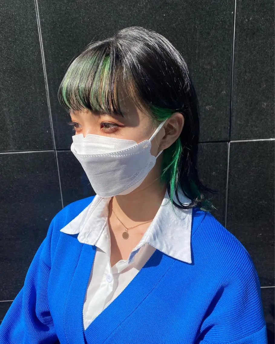 ミディアム カラー stylist トモヤのヘアスタイル