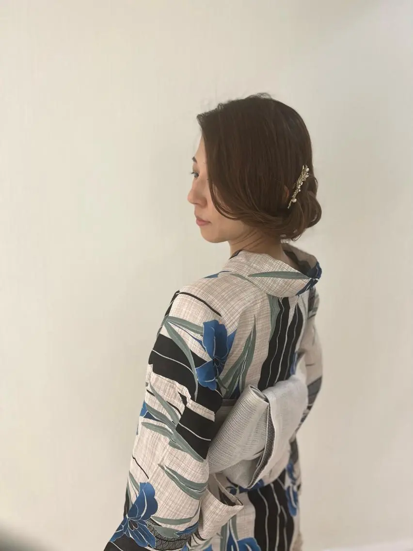 セミロング ヘアアレンジ 浴衣 YAMANO 浴衣着付、ヘアセットのその他イメージ