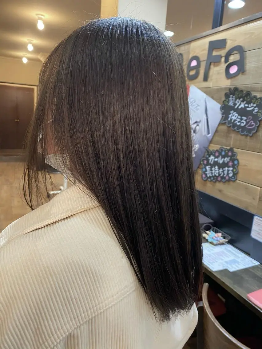 ロング カラー カット ヘアカラー トリートメント 特殊カラー特化 ✂️SHIAN フジのヘアスタイル