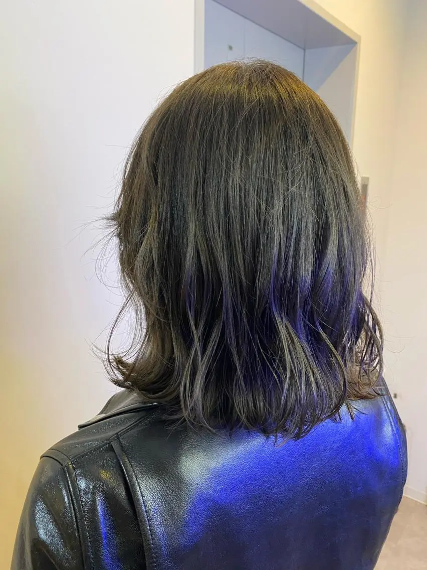 ミディアム カット ヘアカラー トリートメント scene. haraのヘアスタイル