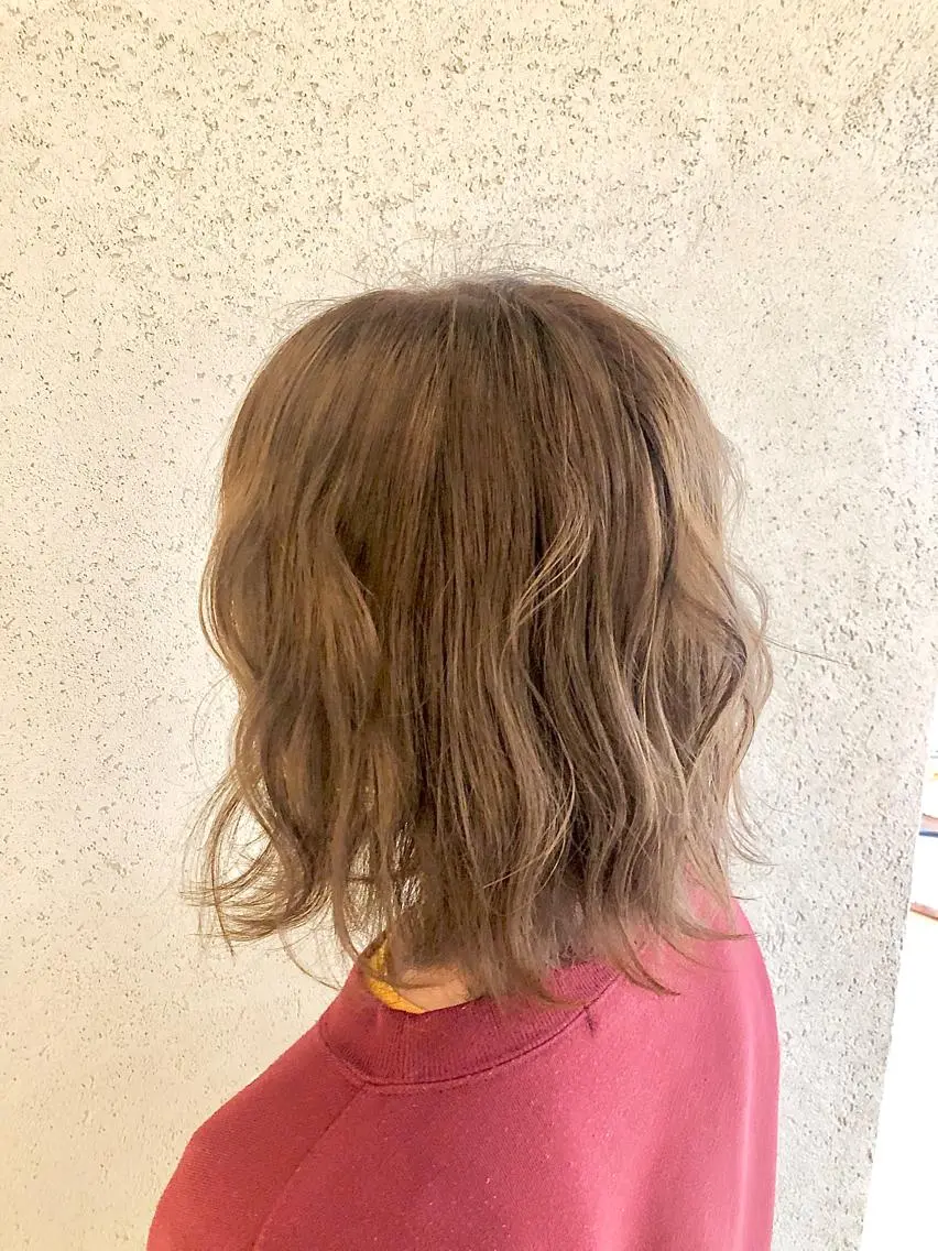 カラー ベージュカラー ミルクティーベージュ 森澤 一也のヘアスタイル