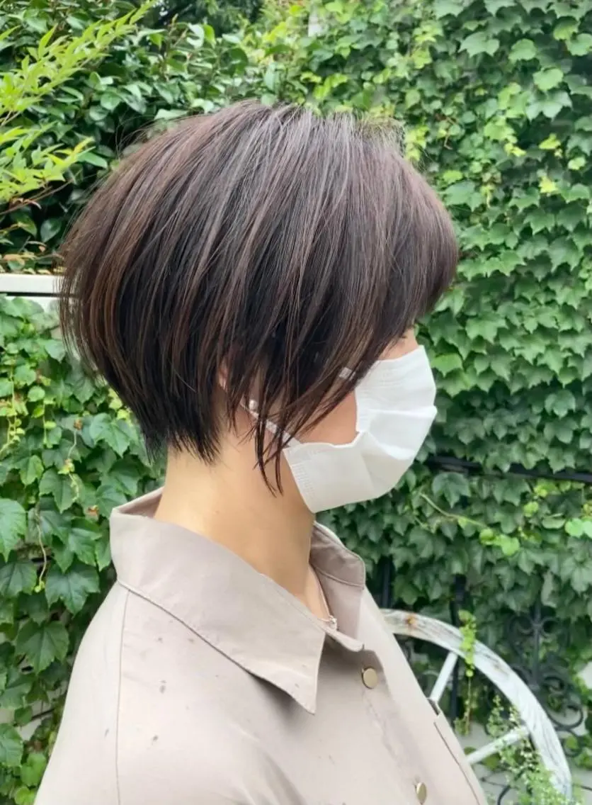 ショート 丸みショート ショートヘア 中江 翔のヘアスタイル