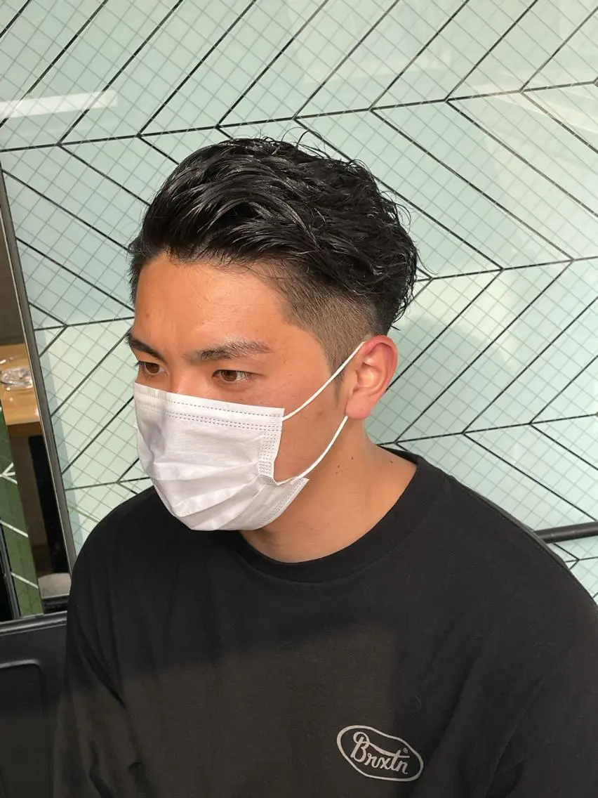 パーマ メンズ 渋谷/フェード/ 國分 翔のヘアスタイル
