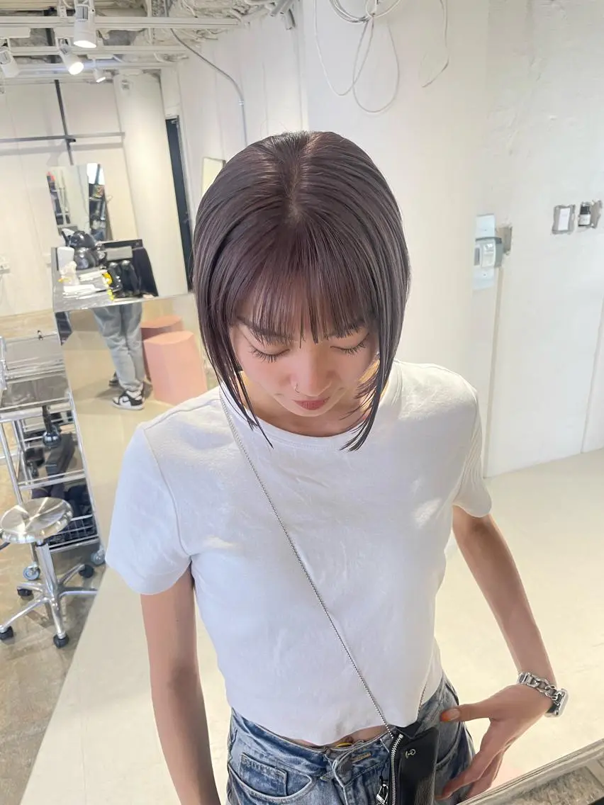 ショート 大迫 江梨のヘアスタイル