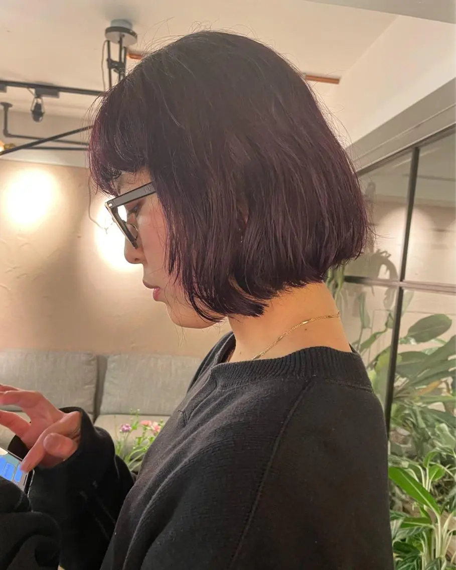 ショート カラー パーマ ヘアカラー ｔｏ ｋｉのヘアスタイル