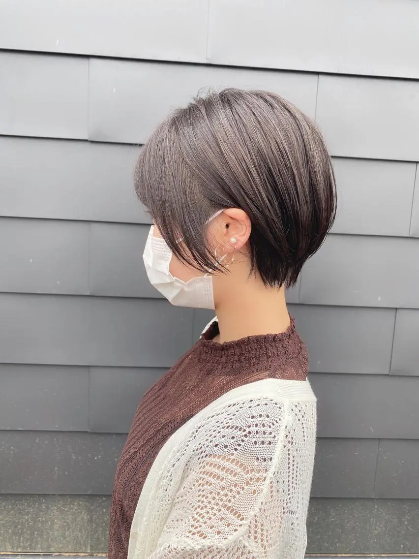 ショート 丸みショート ショートヘア 見原   一秀のヘアスタイル