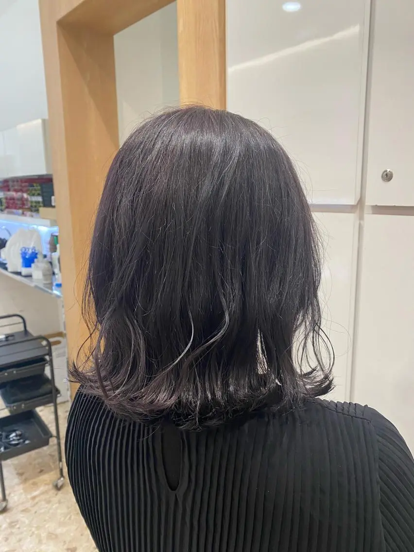 ミディアム カラー パーマ ヘアアレンジ 🌿レイヤー/ブリー チ/🌿‬JINのヘアスタイル