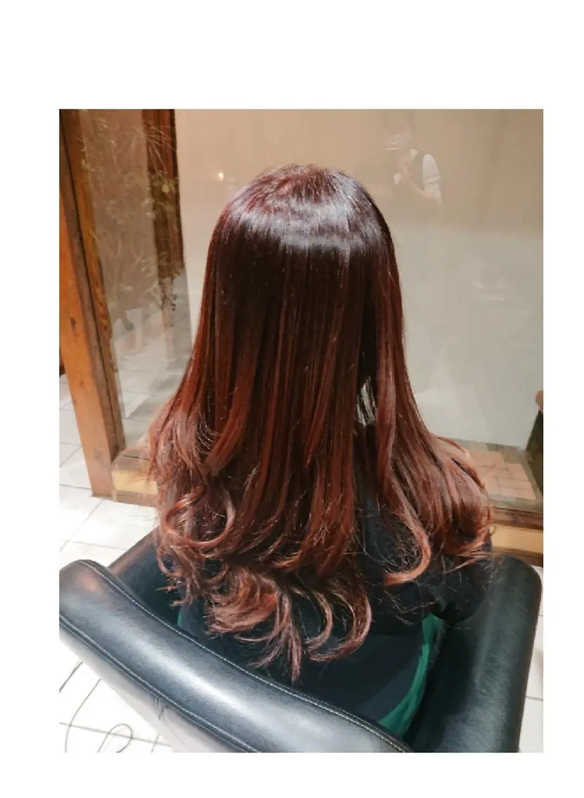 ロング 青山 早智子のヘアスタイル