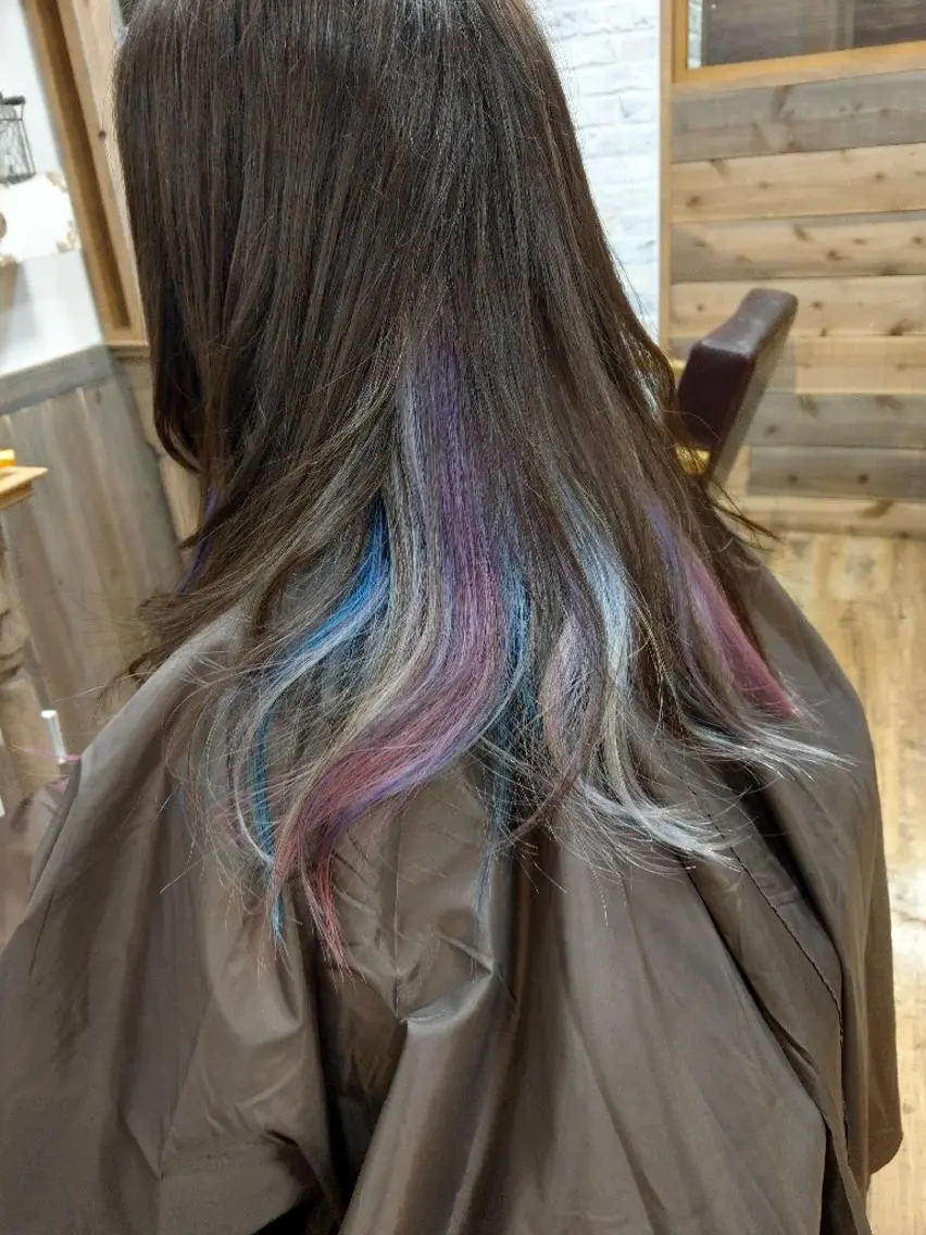 セミロング ヘアカラー 店長 佐藤 祐輔のヘアスタイル