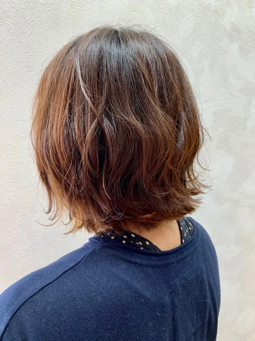 ショート カラー 加藤 産休につき8月末までのヘアスタイル