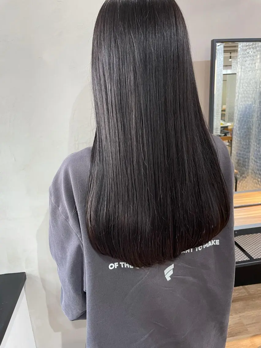 ロング カラー coco♡ 韓国hairのヘアスタイル