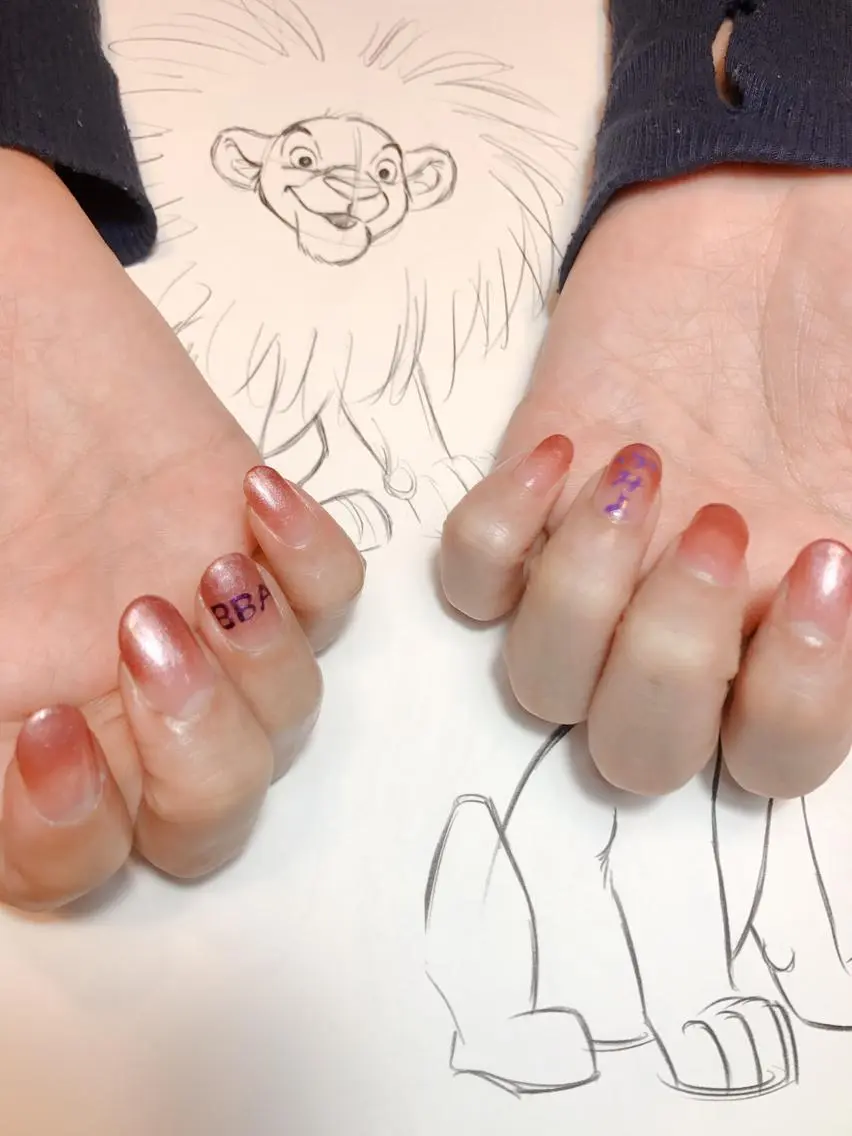 ネイル グラデーション owlnail /持込みデザイン専門のネイルデザイン
