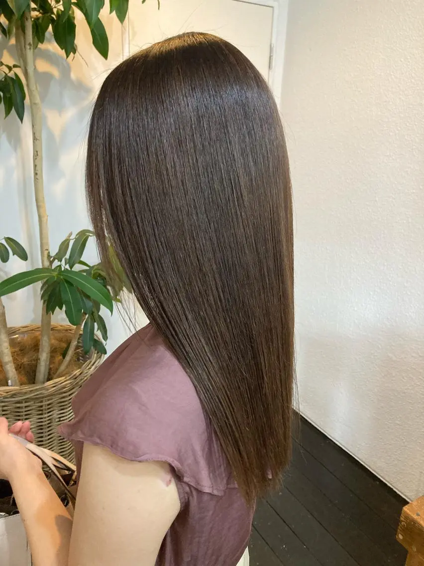パーマ 縮毛矯正 中山 ルミ子のヘアスタイル