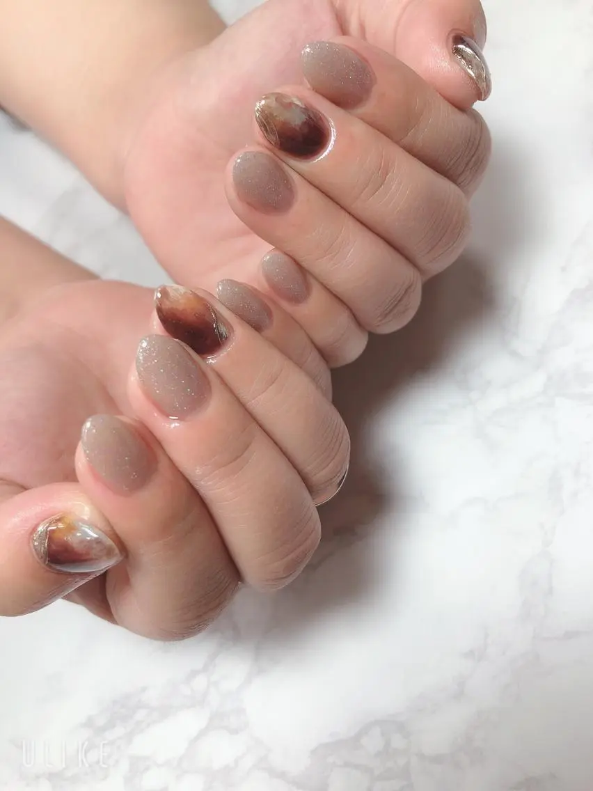 ネイル ニュアンスネイル Nailsalon Luanaのネイルデザイン