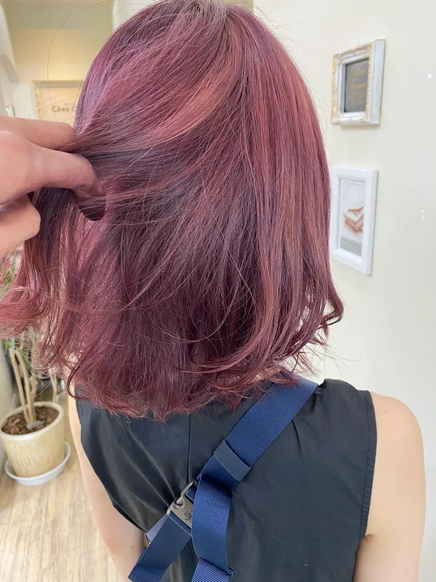 カラー SALOWIN栄 高須大貴のヘアスタイル