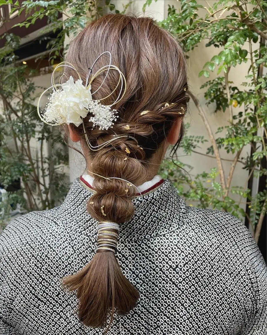 セミロング ヘアアレンジ 着付け ✟ Reira ¦ ヘアセット¦レイヤーのその他イメージ