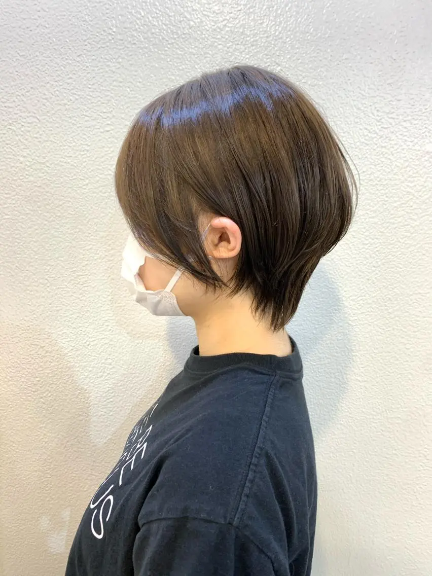 ショート カラー 髪質改善☆ 縮毛矯正miyuのヘアスタイル