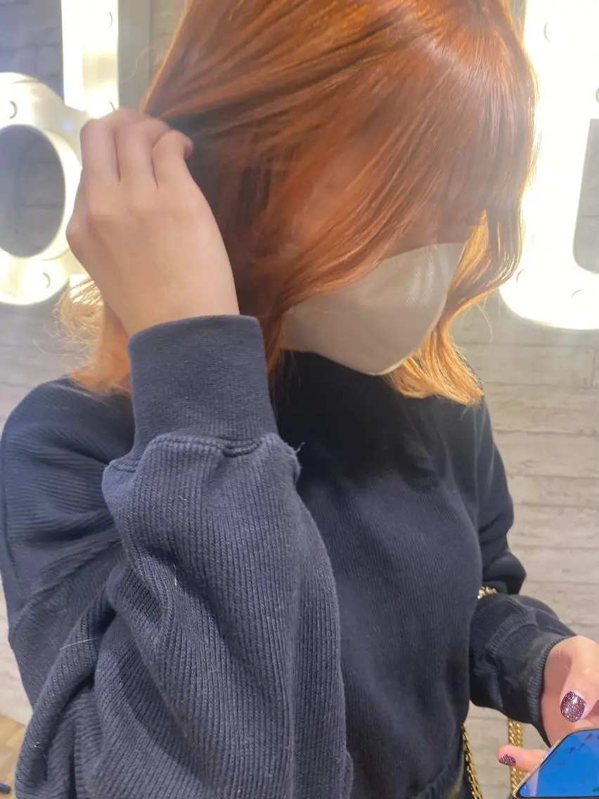 ミディアム カラー MANAMI 🥀ウルフカットのヘアスタイル