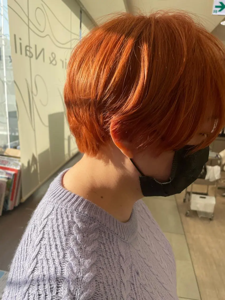 ショート カラー カット ヘアカラー 松佐 ゆかりのヘアスタイル