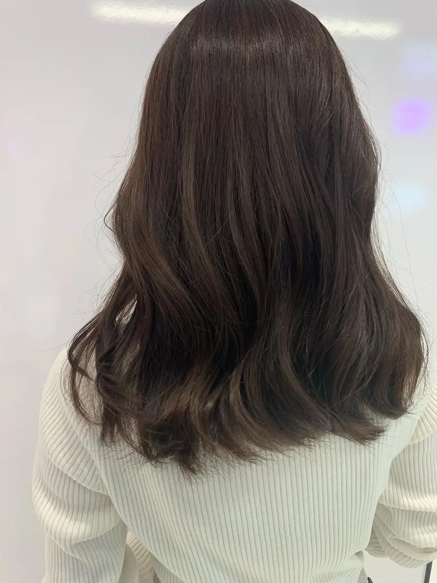 ミディアム カラー ハッシュカット /MANAMIのヘアスタイル