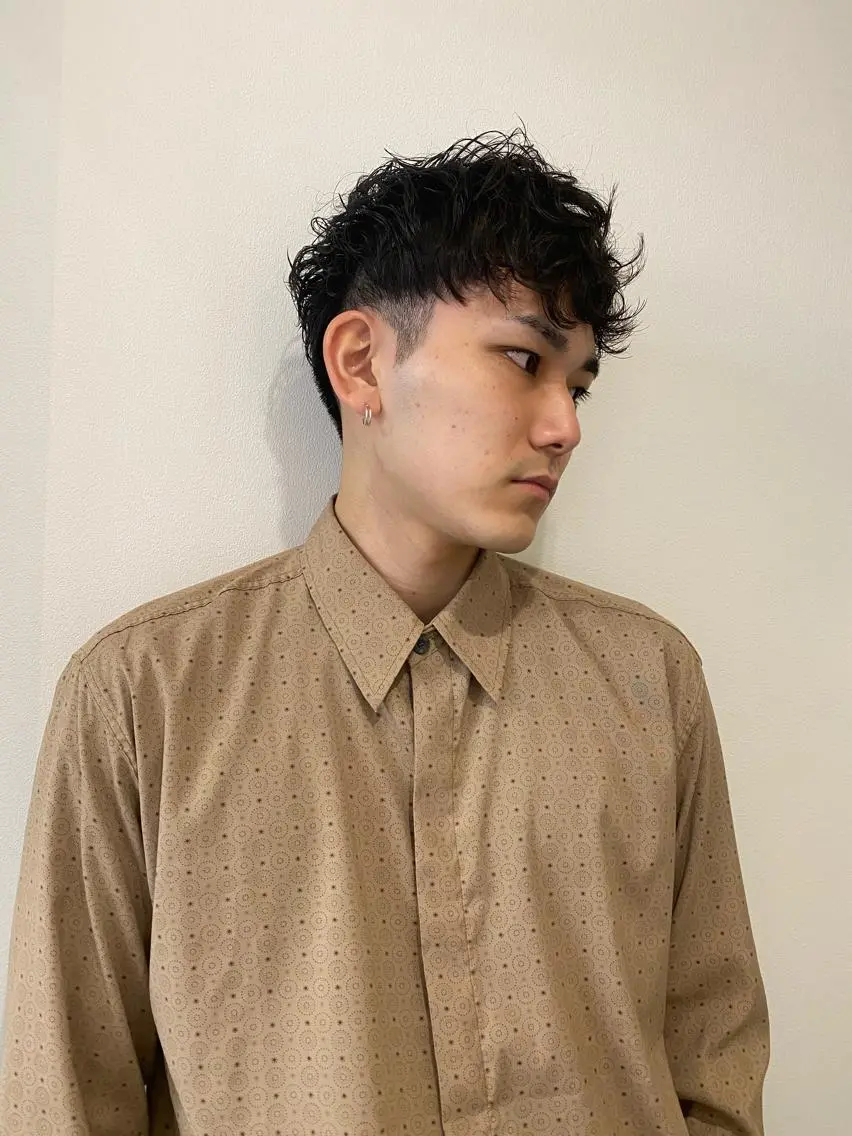 ショート パーマ ショートヘア スパイラルパーマ カット パーマ 永野 正芳のヘアスタイル