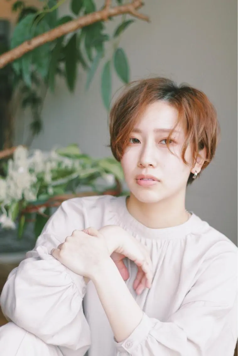 ショート オレンジブラウン 山本 尚輝のヘアスタイル