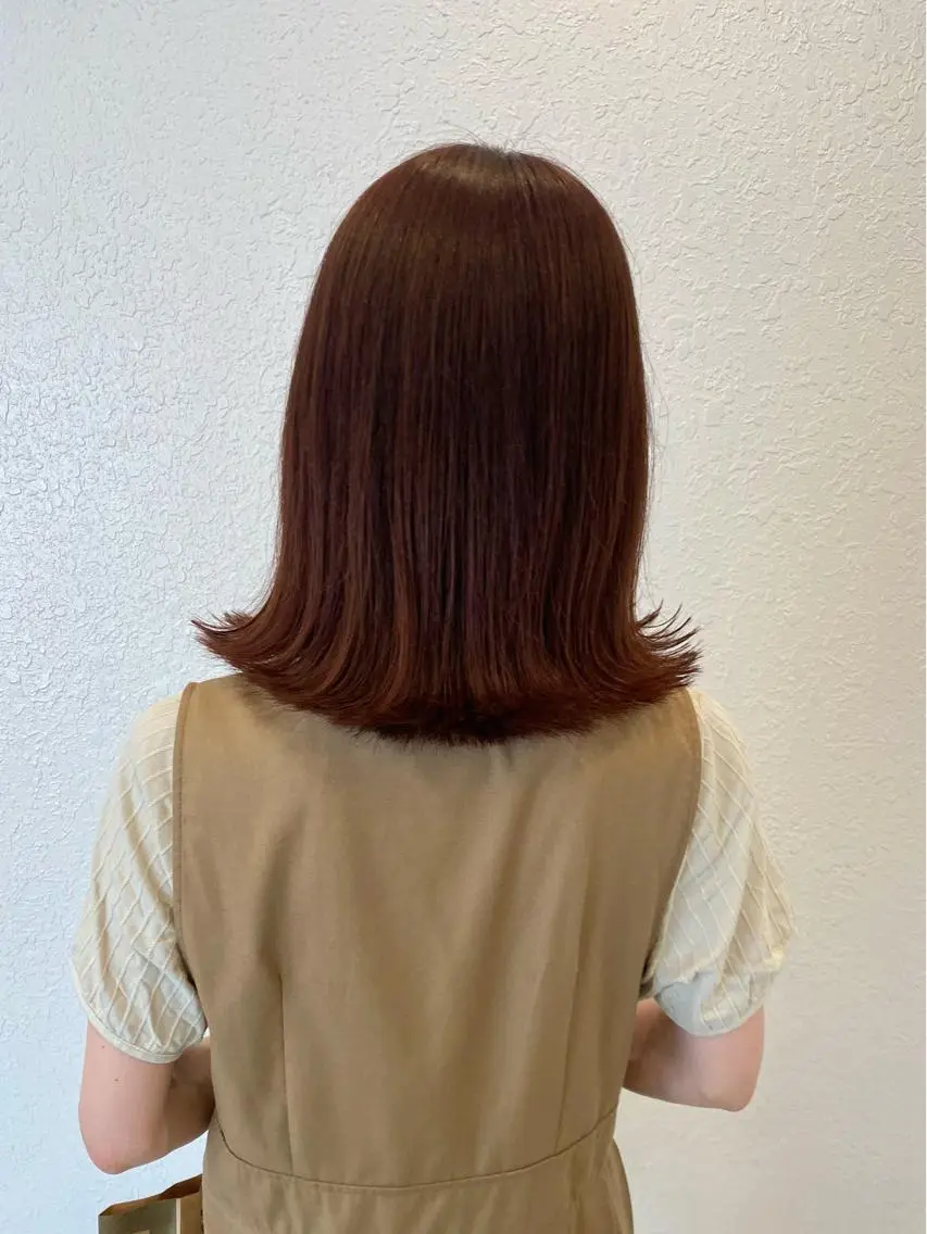 セミロング Okamura Chisatoのヘアスタイル