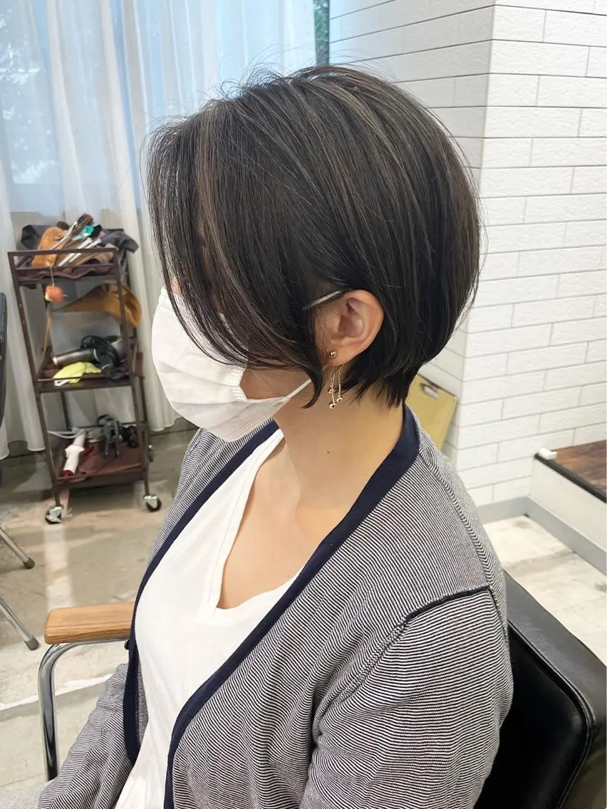 ショート カラー カット ヘアカラー トリートメント 【ショートカット 美髪矯正】今井隆太のヘアスタイル