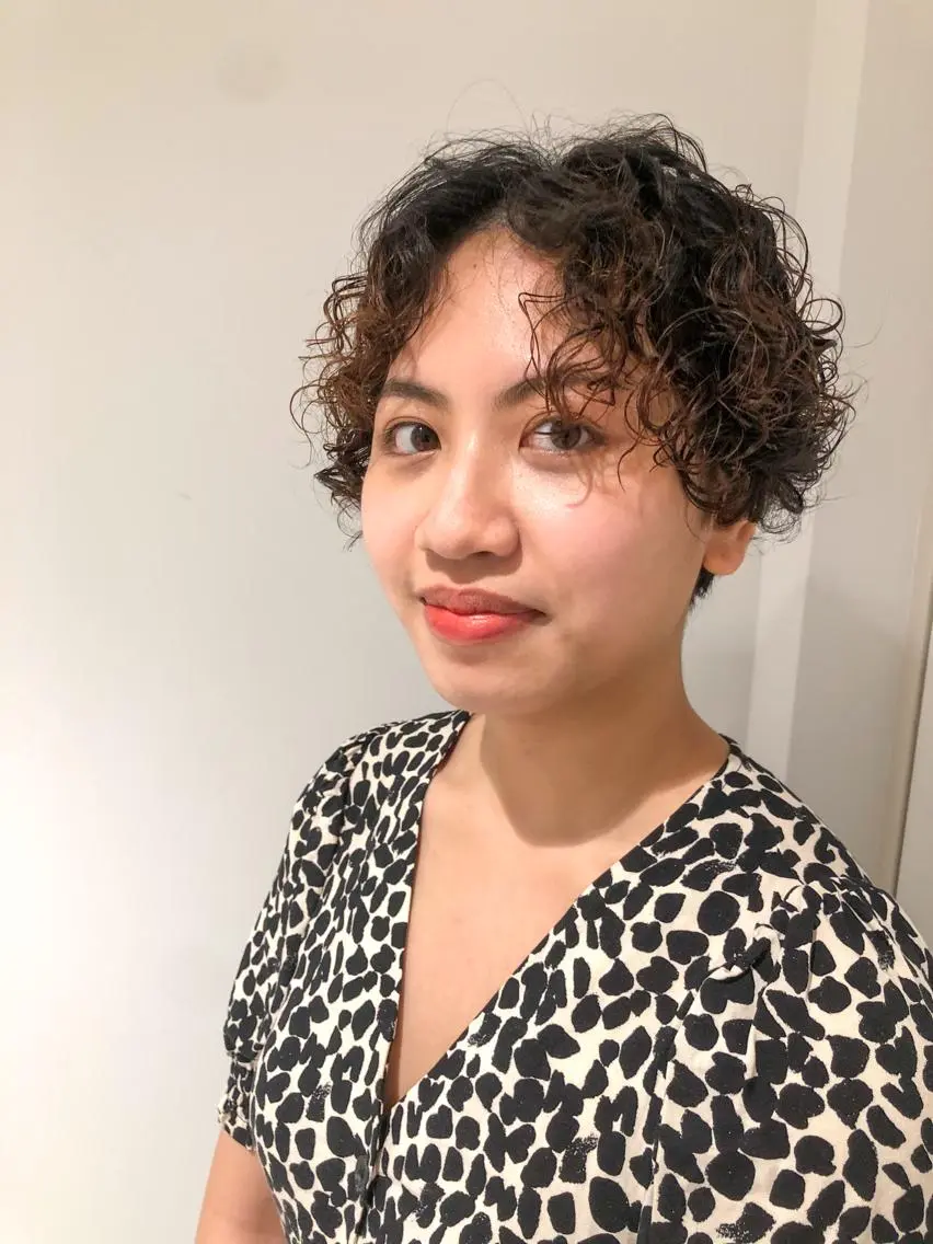 ショート パーマ ショートヘア カット パーマ トリートメント センスをお届けします 大谷将生infpのヘアスタイル