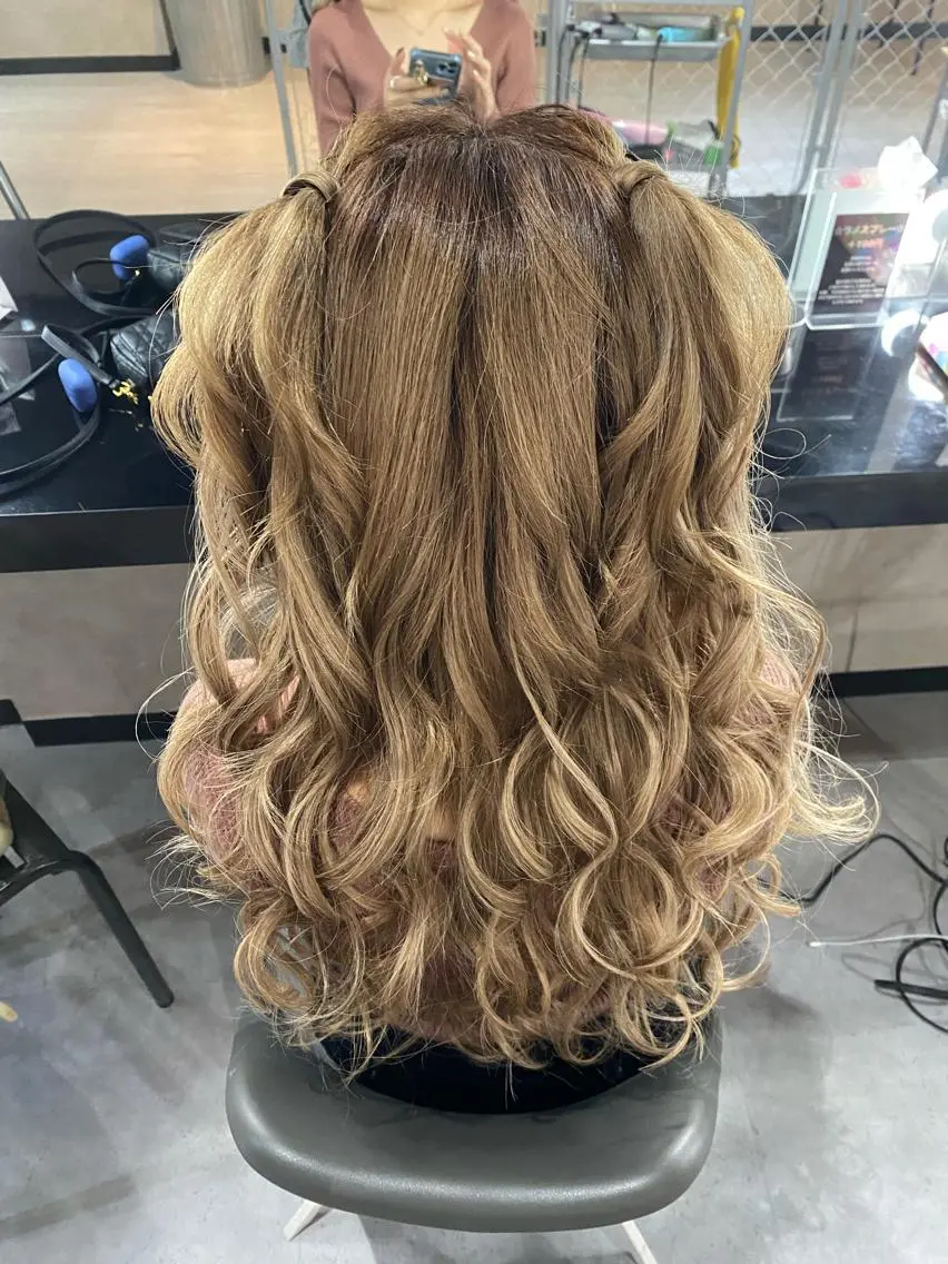 ヘアアレンジ 大天使 まいめろのヘアスタイル