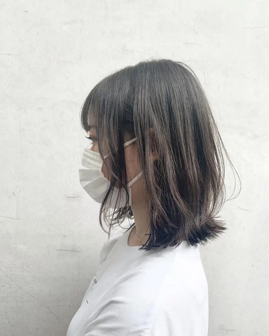 ミディアム カラー 髪質改善☆ 縮毛矯正miyuのヘアスタイル