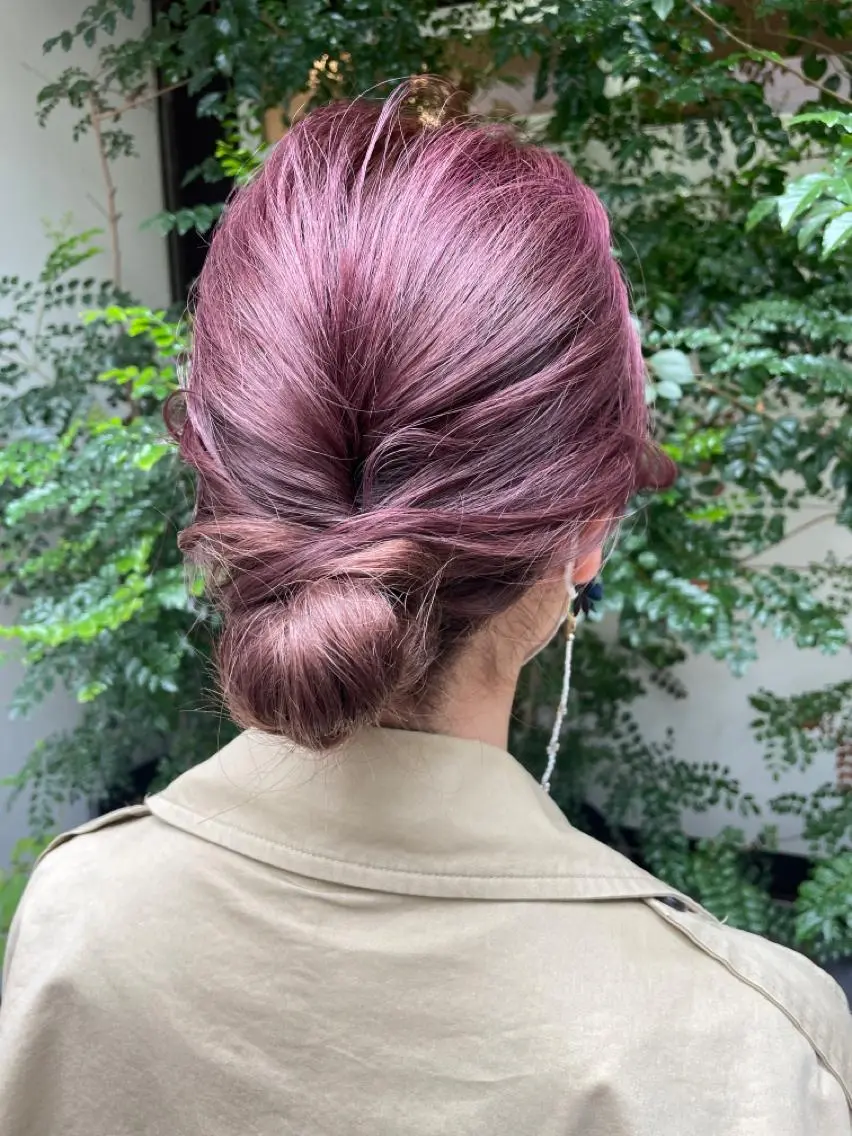 ヘアアレンジ ヘアセット 勝野 麻美のヘアスタイル