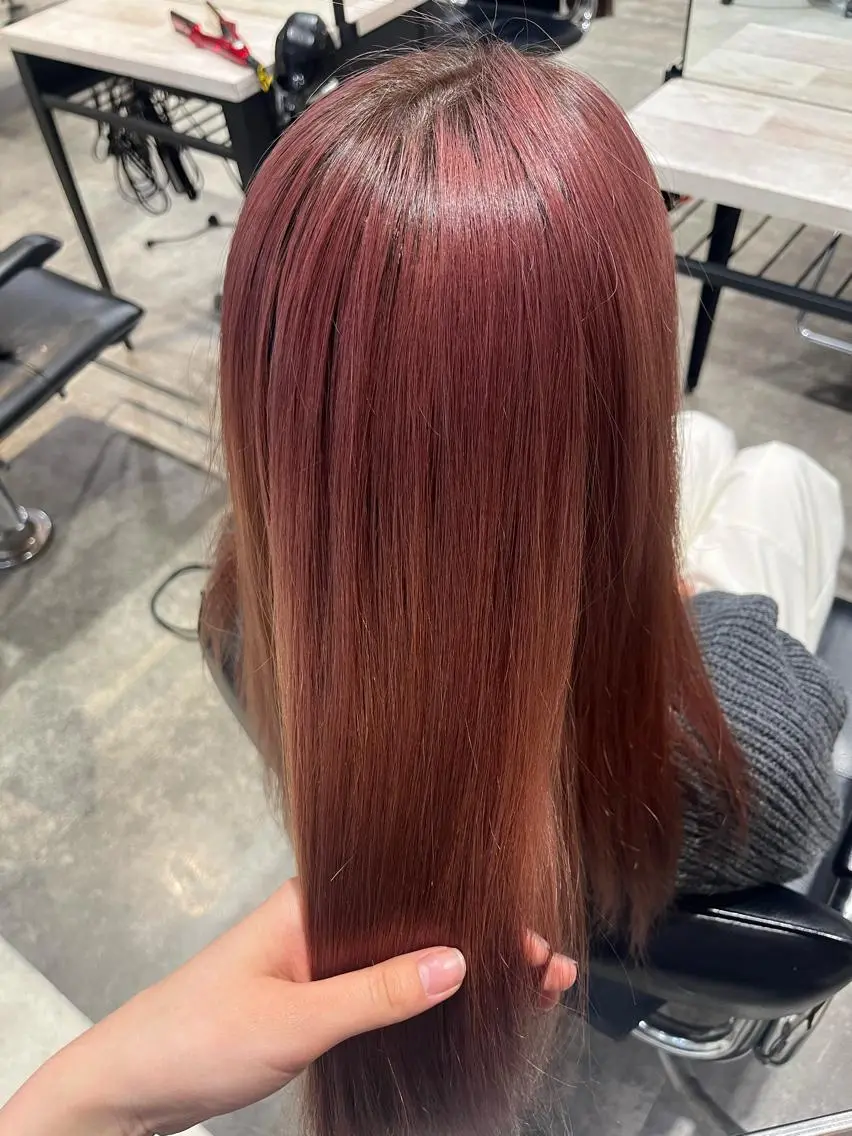 ロング カラー ピンクカラー littlenene /たちばなのヘアスタイル