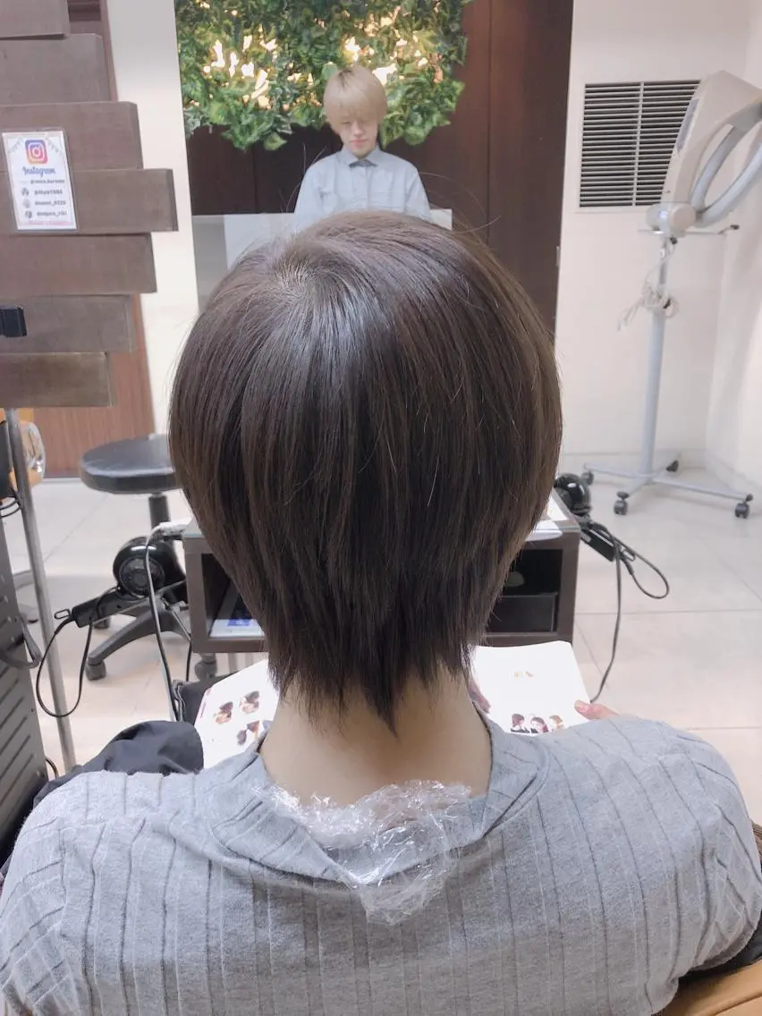ショート カラー グラデーションカラー 森田 一輝のヘアスタイル