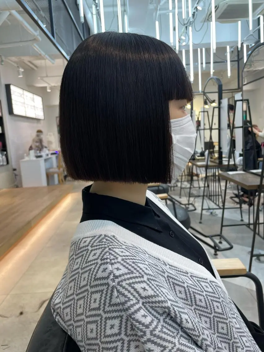 ミディアム カット 【似合わせ提案】鈴木 舞のヘアスタイル