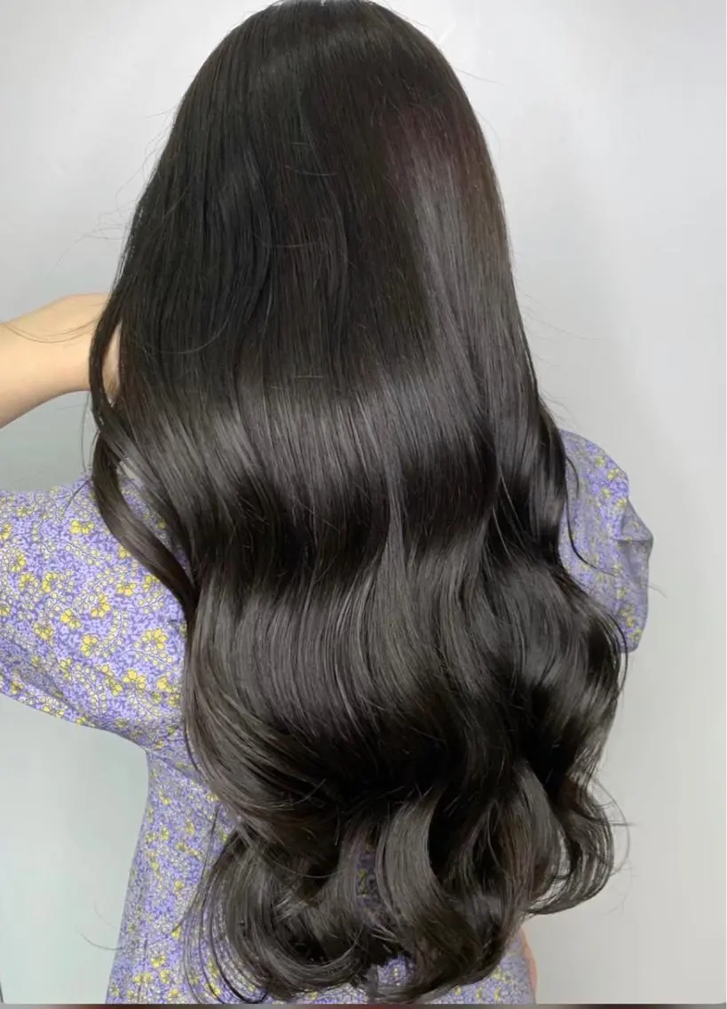 セミロング カラー ヘアアレンジ グレージュ ヘアカラー トリートメント ヘアセット 金子 廉のヘアスタイル