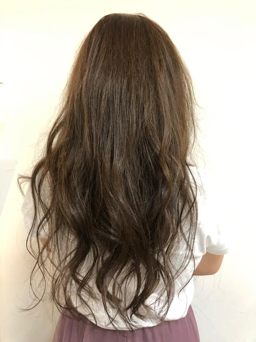ロング カラー ダメージレスサロン✨ kayo🌱のヘアスタイル