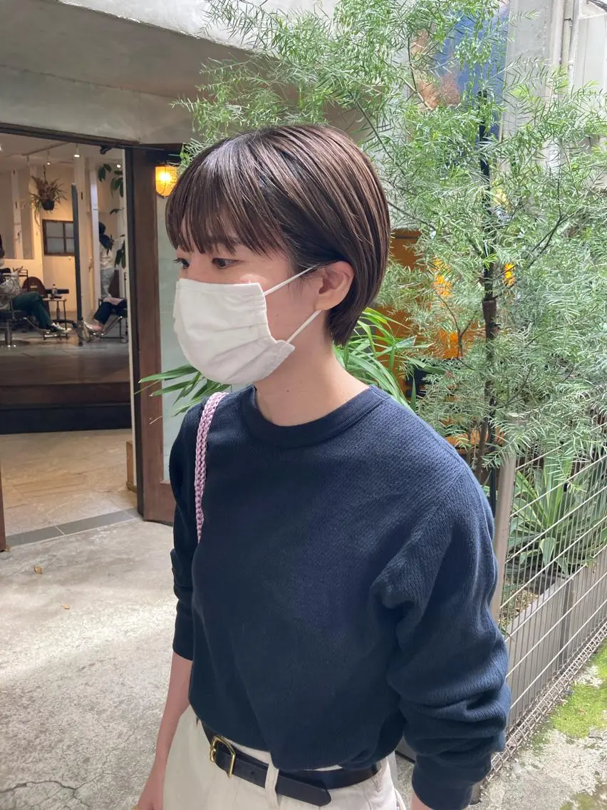 ショート ショートヘア 金田 夏野のヘアスタイル