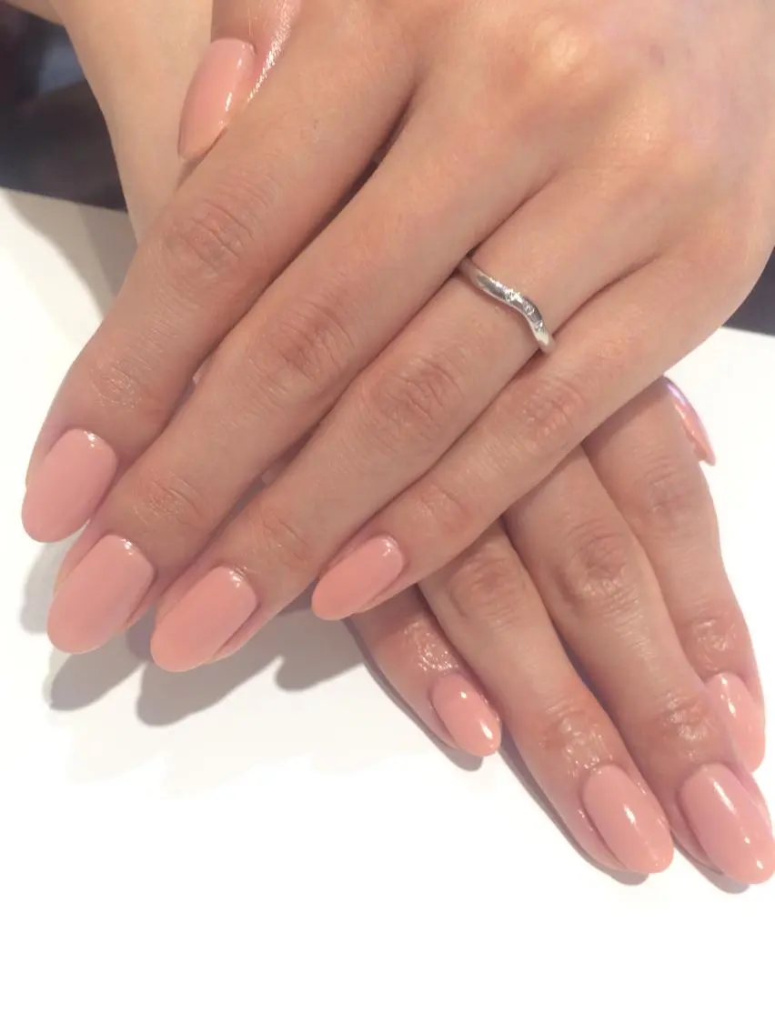ネイル ワンカラーネイル ハンドネイル M nail はやまうららのネイルデザイン