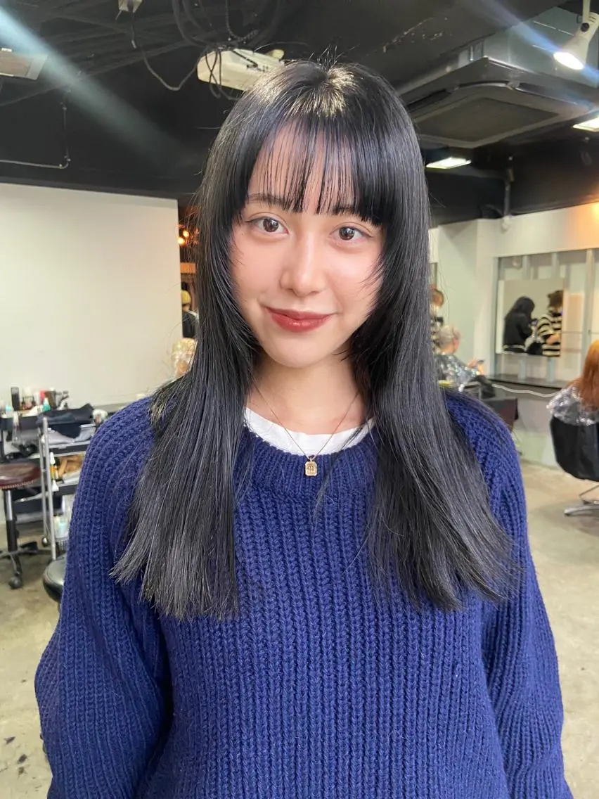 ロング カラー 地毛風艶カラー🌿 喜多夏海のヘアスタイル