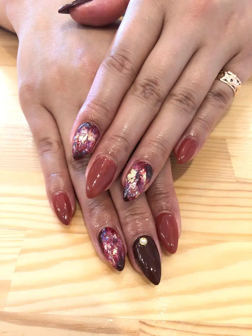 ネイル ハンドネイル NAIL Alaia 𓇼のネイルデザイン
