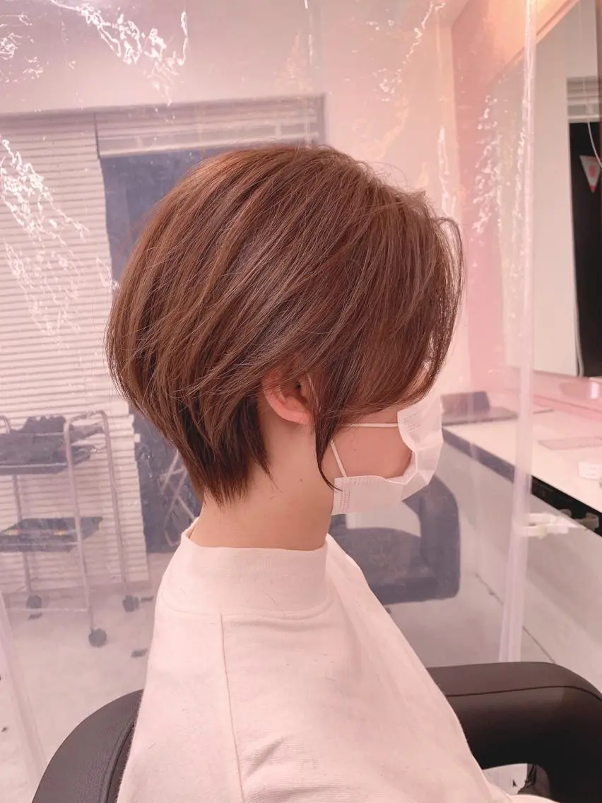 ショート ヘアカラー トリートメント 【赤み消しカラー】 中野浩太のヘアスタイル